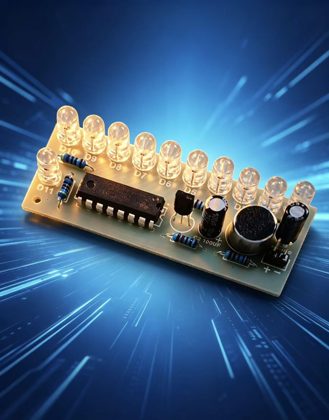 Soldering Practice Kit DIY Electronics Learning Board
