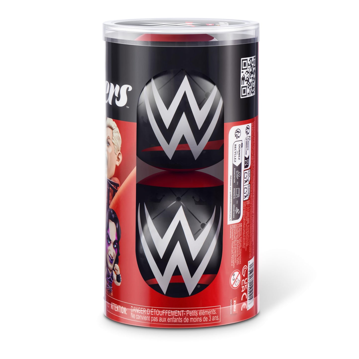 WWE Ballers Series 1(2 Pack) by ZURU - Official Licensed Product Surprise Unboxing Wrestling Collectible Sports Toy for Ages 3+