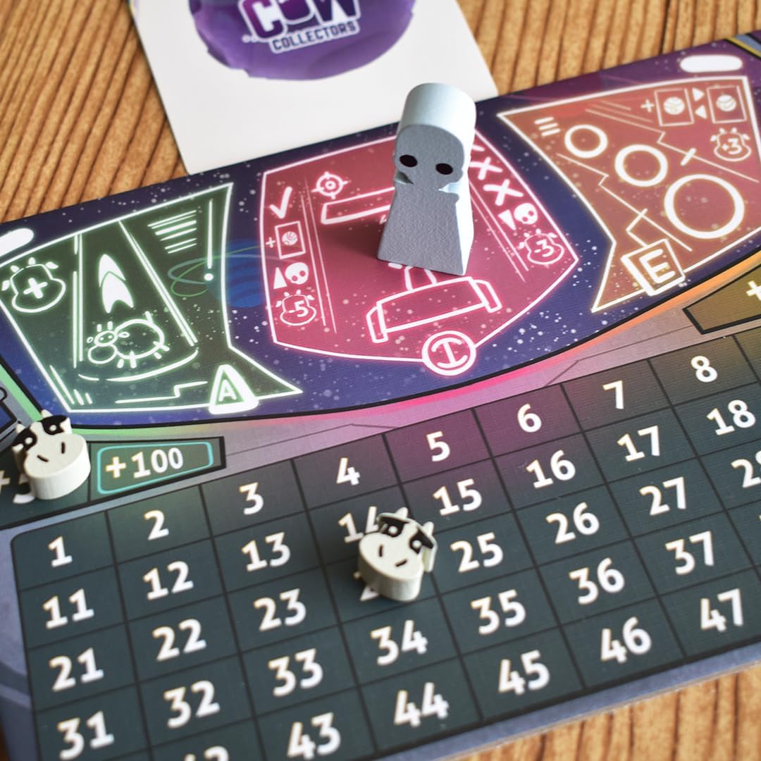 Draco Studios | Cosmic Cow Collectors - get The Most Valued Resource of The Galaxy: Cows! | Perfect for Family Night | Up to 4 Players | Ages 10