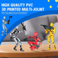 MerryXD T13 3D Action Figure,Assembly Completed Dummy Nova Titan Lucky 13 Action Figure 3D Printed Multi-Jointed Movable Toy Grow in The Dark Green