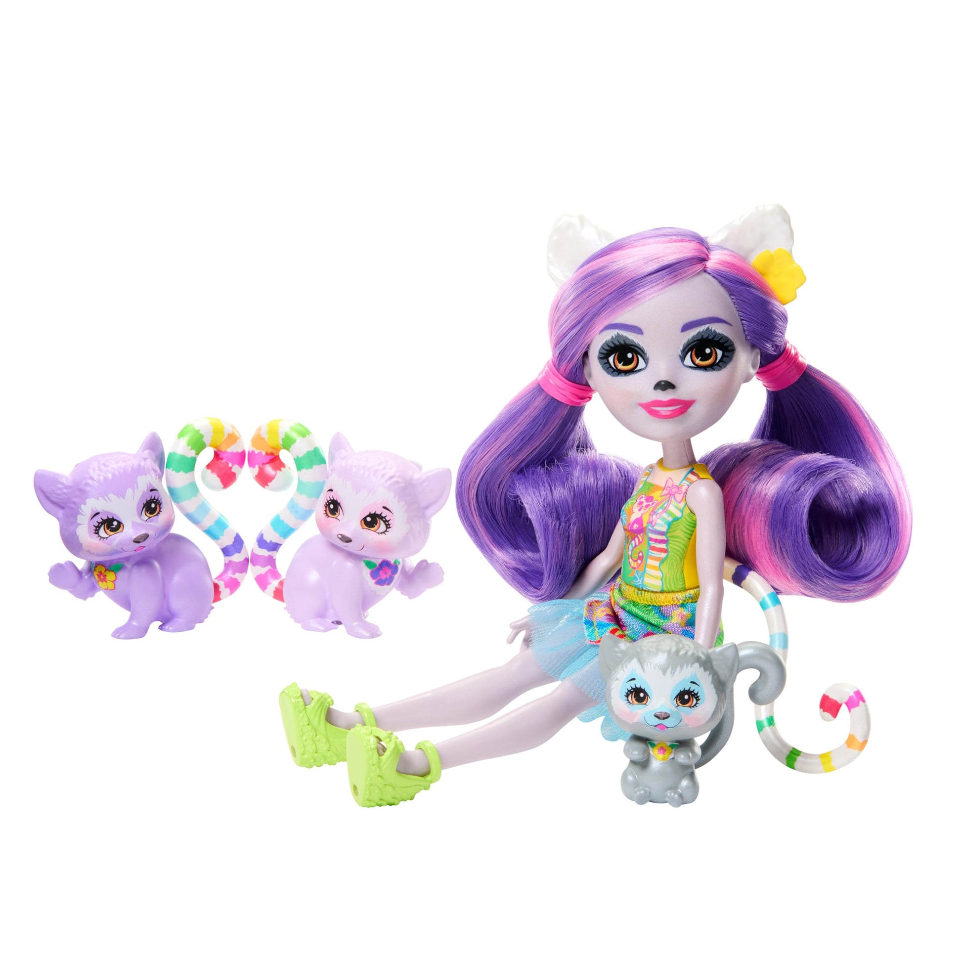 Enchantimals Spring Lemur Family