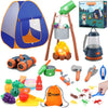 MITCIEN Kids Camping Toys Set with Tent, Camping Toys for Kids, Outdoor for Toddlers Boys Girls Age 3 4 5 6, Include Tent/Campfire/Oil Lamp/Pretend