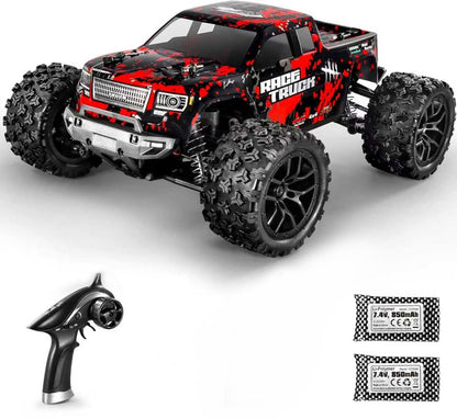 HAIBOXING 1/18 4WD RC Truck 36KM/H Waterproof 2 Batteries 2.4G Remote Car