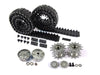 MATO Sherman Tracks 1/16 1:16 T74 Metal Tracks Idler Wheels Driving Wheels with Bearings/Sprockets for Heng Long 3898-1Tank