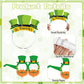 Openfly 12Pcs St. Patrick's Day Headbands and Glasses St. Patrick's Day Party Supplies Green Shamrock Clover Headband St. Patricks Day Glasses for St