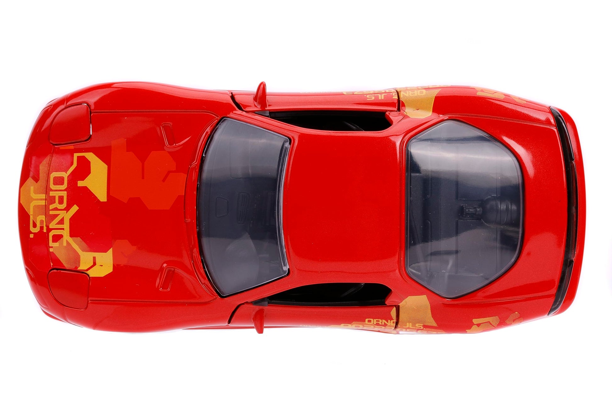 Jada Fast & Furious 1:32 Orange JLS Mazda RX-7 Die-Cast Car, Toys for Kids and Adults