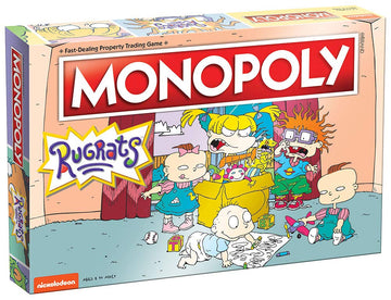 Monopoly Rugrats Board Game | Based on The Nickelodean Series Rugrats | Officially Licensed Rugrats Merchandise | Themed Classic Monopoly Game