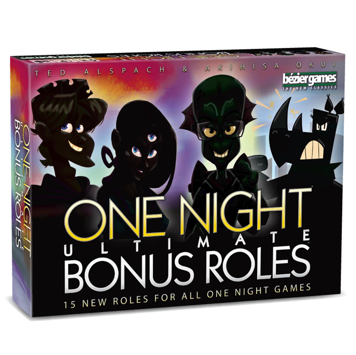 One Night Ultimate Bonus Roles Expansion by Bezier Games | Adds 16 New Roles, Artifact Tokens & Player Number Tokens for One Night Ultimate Werewolf