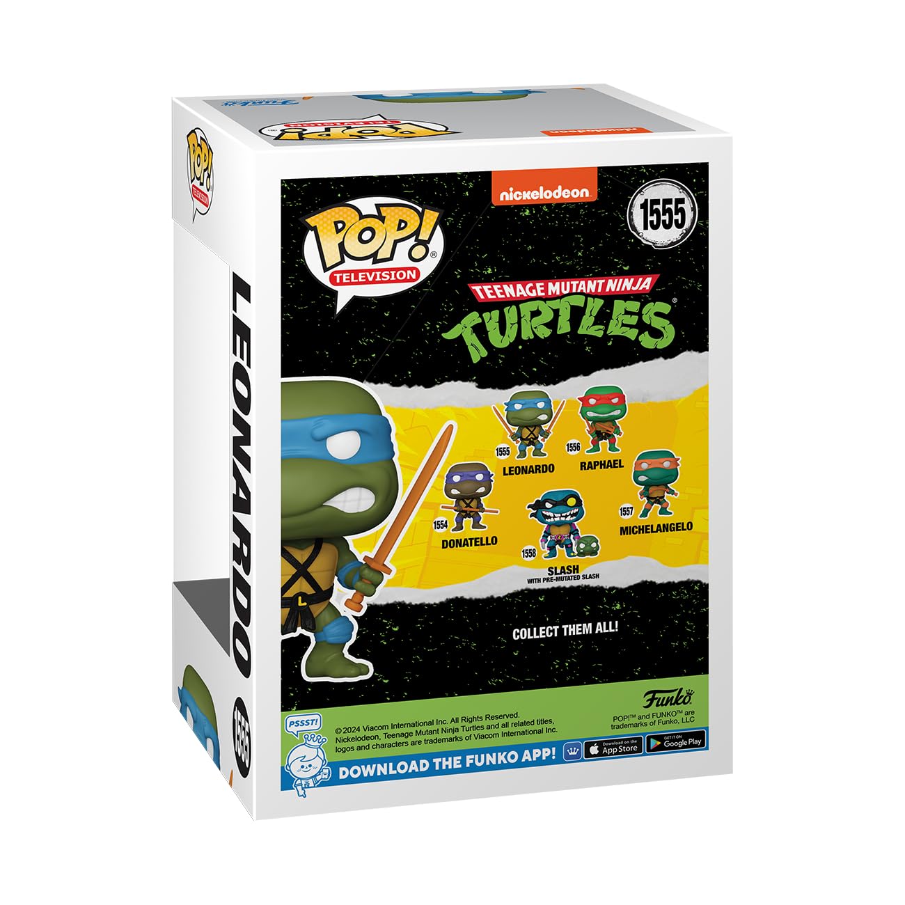 Funko POP! TV: Teenage Mutant Ninja Turtles (TMNT) - Leonardo - 1/6 Odds for Rare Chase Variant - Collectable Vinyl Figure - Gift Idea - Official