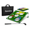 Gameloo Golf Gift for Men - Portable Backyard Golf Chipping Game for Family, Indoor & Outdoor Lawn Game with Carry Bag, Fun Party Game, Father's Day