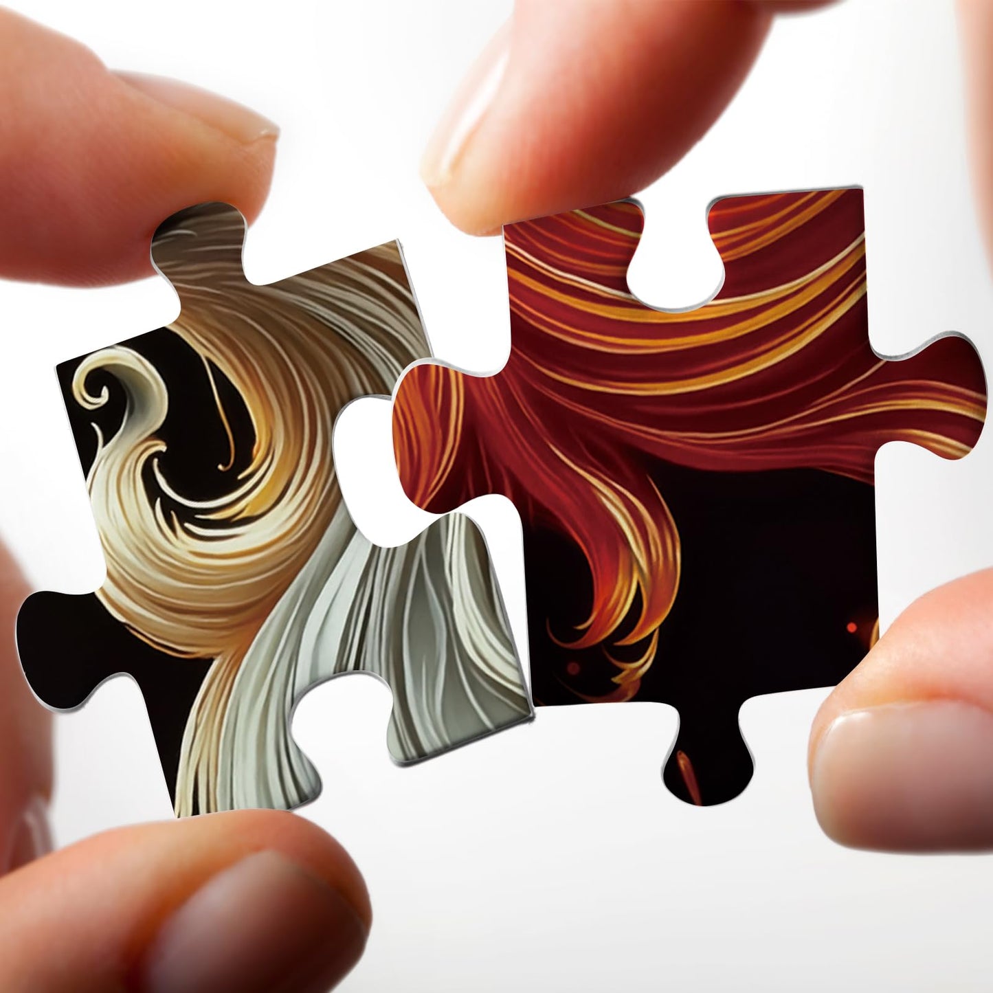 Larkipuzz Cute Art Fox Animal Challenging Puzzles for Adults 1000 Pieces
