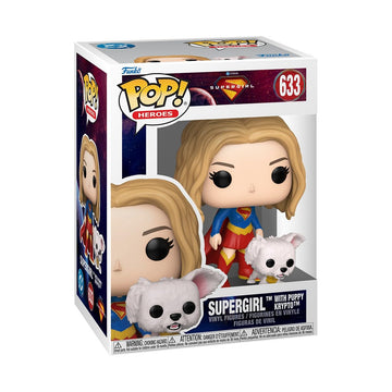 Funko Pop! & Buddy: Supergirl - Supergirl with Puppy Krypto - Collectable Vinyl Figure - Gift Idea - Official Merchandise - Toys for Kids & Adults