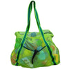 Leberna Mesh Beach Toy Bag with Zipper Sand Toys Net Tote Bags Lightweight