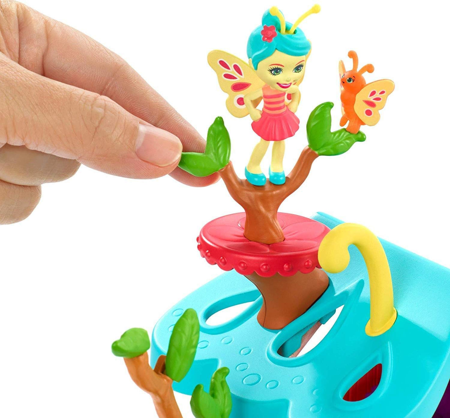 ENCHANTIMALS BUTTERFLY CLUBHOUSE PLAYSET WITH BAXI BUTTERFLY DOLL
