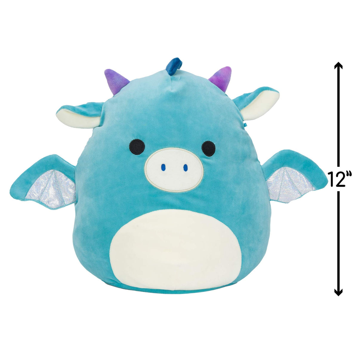 Squishmallows Official Kellytoy Plush 12" Dragon- ONE of Two Pictured Styles May Vary - Dexter or Tatiana