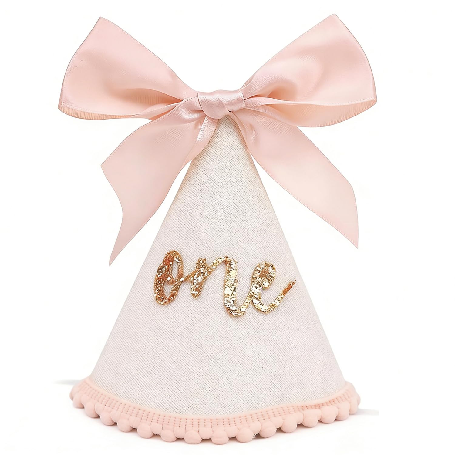 Packyouth First Birthday Hat For Baby Boys/Girls 1st Birthday Boho Decorations Birthday Costume Headwear for Cake Smash Party Birthday Celebration (1