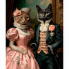 Puzzles for Adults 1000 Pieces, Victorian Cats: The Elegant Pair Portret, Hard Challenging Jigsaw Puzzle for Puzzle Lovers, Bonus Poster Included