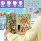 MOMIBOOK Book Nook Kit 440 Pcs DIY Miniature Dollhouse Kit for Adults