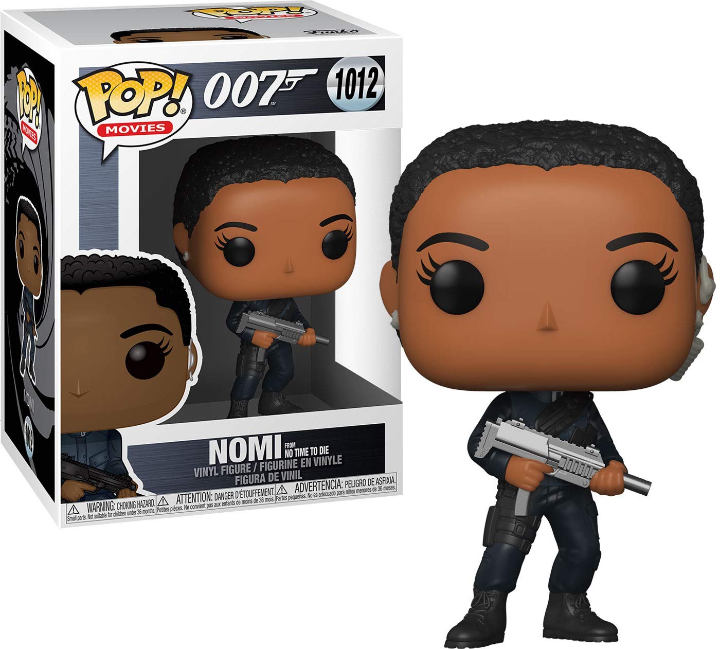 Funko Pop! Movies: James Bond - Nomi, Multicolor, 3.75 inches