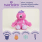 warmies Microwavable & Weighted Stuffed Animals, Pink Monster - Heated Stuffed Animal Plushie for Warmth & Comfort - Cute Soft Plush Toys for Adults