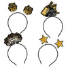 M1NTP1US + 8PCS Happy New Year Head Boppers - 2026 New Year’s Eve Headband Party Favors Supplies Accessories Decorations