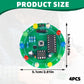 4Pcs Soldering Practice Kit, DIY NE555 CD4017 Lucky Electronic Rotary Wheel Project with Colorful LED Lights, Practical STEM Circuit Board Training