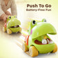 iPlay, iLearn Push Go Animal Car Toys for Toddler 1-3, Baby Friction Racing Cars, Infant Play Vehicle Set, Kids Inertia Vehicle Toy, 1st Birthday