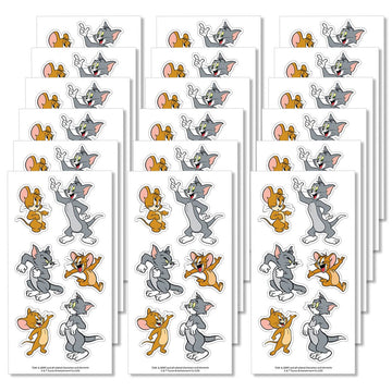 Paper House Productions Tom & Jerry Sticker Sheets Multipack (Pack of 18 Sheets)