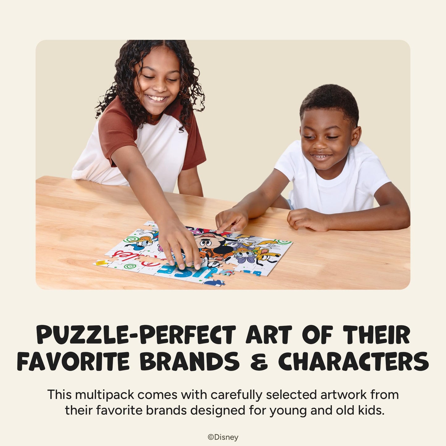 Ceaco - Disney - Mickey's Clubhouse - 4 X 1 Kids Multipack - Engaging Puzzle Perfect for Game Nights - Finished Size Varies