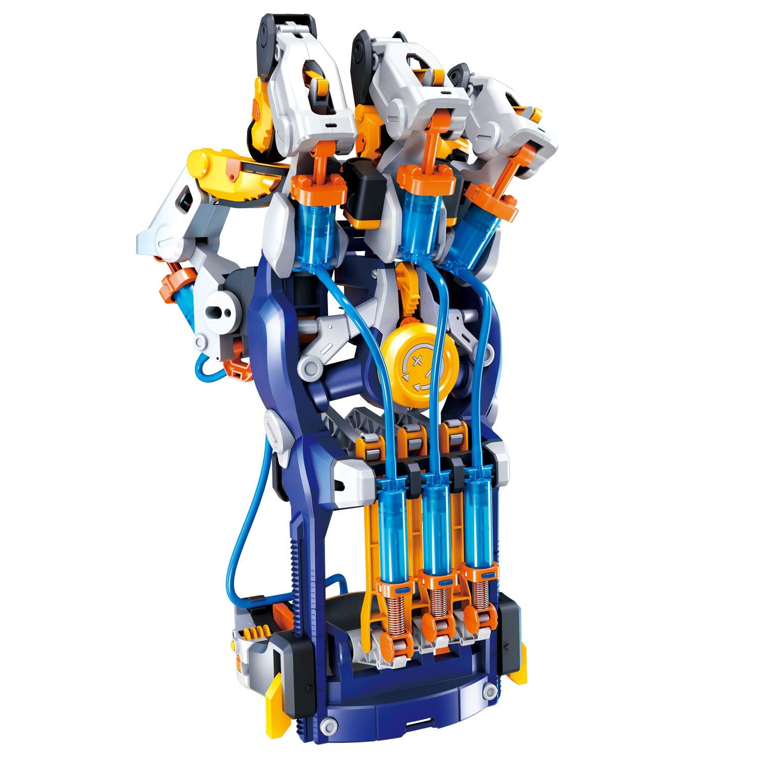 Thames & Kosmos Mega Cyborg Hand STEM Experiment Kit | Build Your Own GIANT Hydraulic Amazing Gripping Capabilities Adjustable for Different Sizes