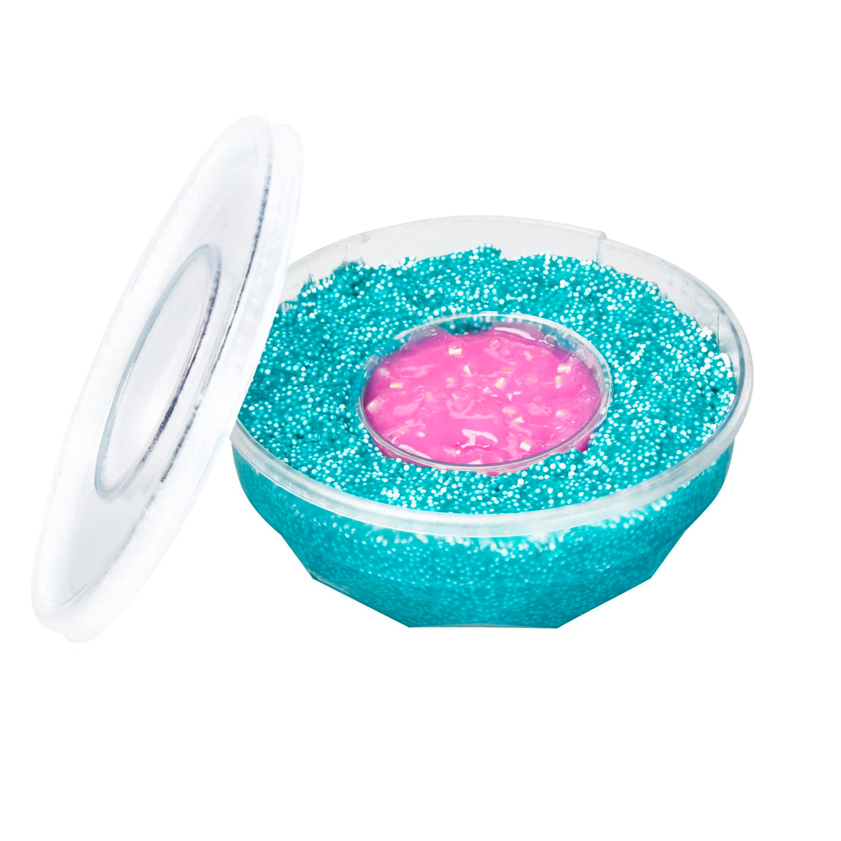 Play-Doh Foam Crystal Core Set, Blueberry Scented Modeling Foam with Hot Pink Crystal Crunch Center, Kids Toys for 3 Year Old Girls & Boys & Up,