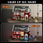 Murder House Building Set with Lights,Horror Story Movie Haunted House Building Blocks Toy,Mansion Model Kit Compatible with Lego Gift Idea