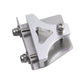 BQLZR 38x31.5x11.5mm Silver Aluminum Alloy Emulational Model Boat Part Metal Trim Tabs for RC Electric Racing Boat Pack of 2