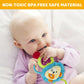 KiddoLab Musical Caesar Teething Toy for 3 Months and Up - Baby Teether, Rattle & Musical Toy with Lights & Fun Sound Effects - Baby Hanging Toy