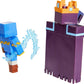 Minecraft Dungeons 3.25" 2-Pk, Arch Illager & Redstone Golem Battle Figures, Great for Playing, Trading, and Collecting, Action and Battle Toy