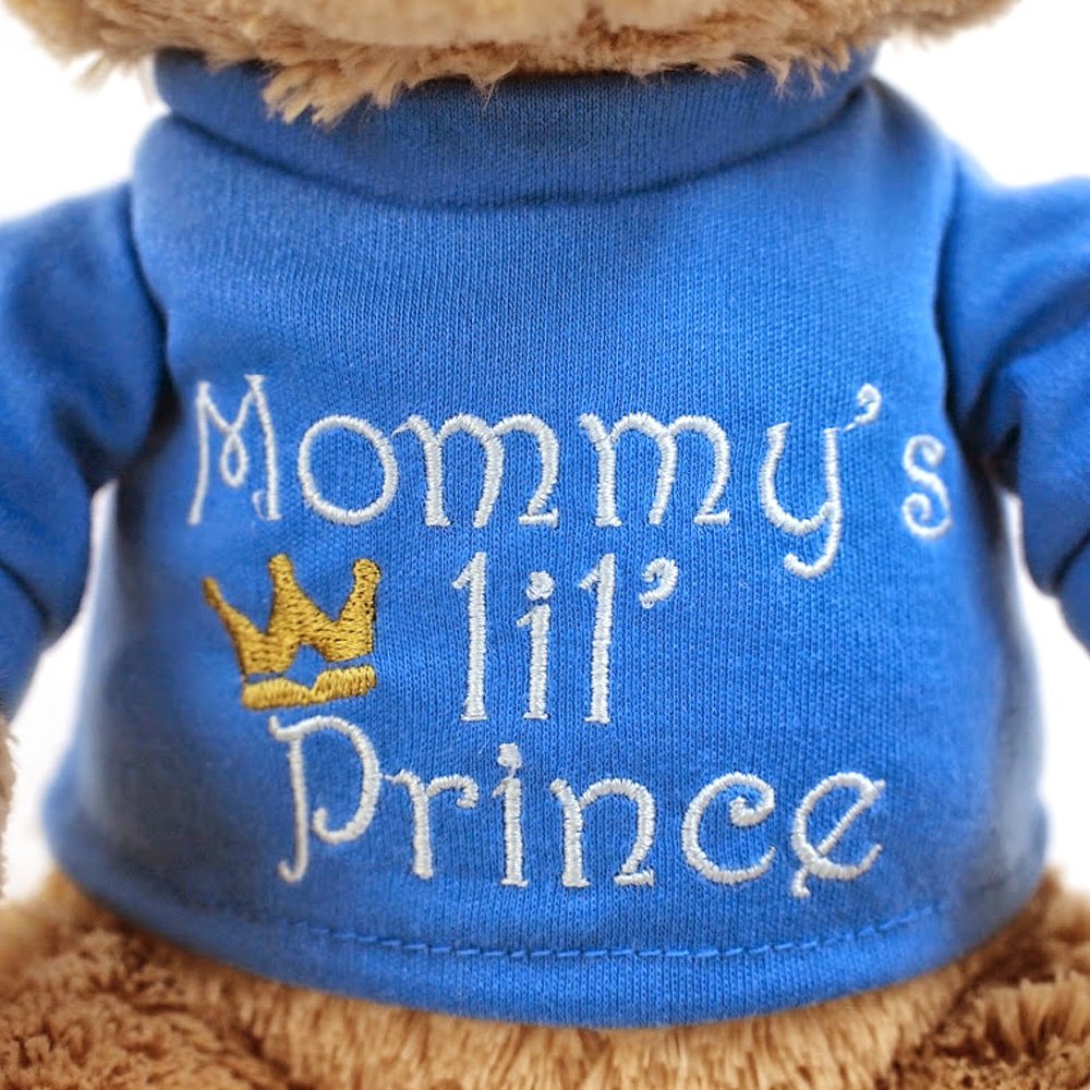 Gund 4048277 Mommy's Little Prince T-Shirt Teddy Bear Stuffed Animal Plush