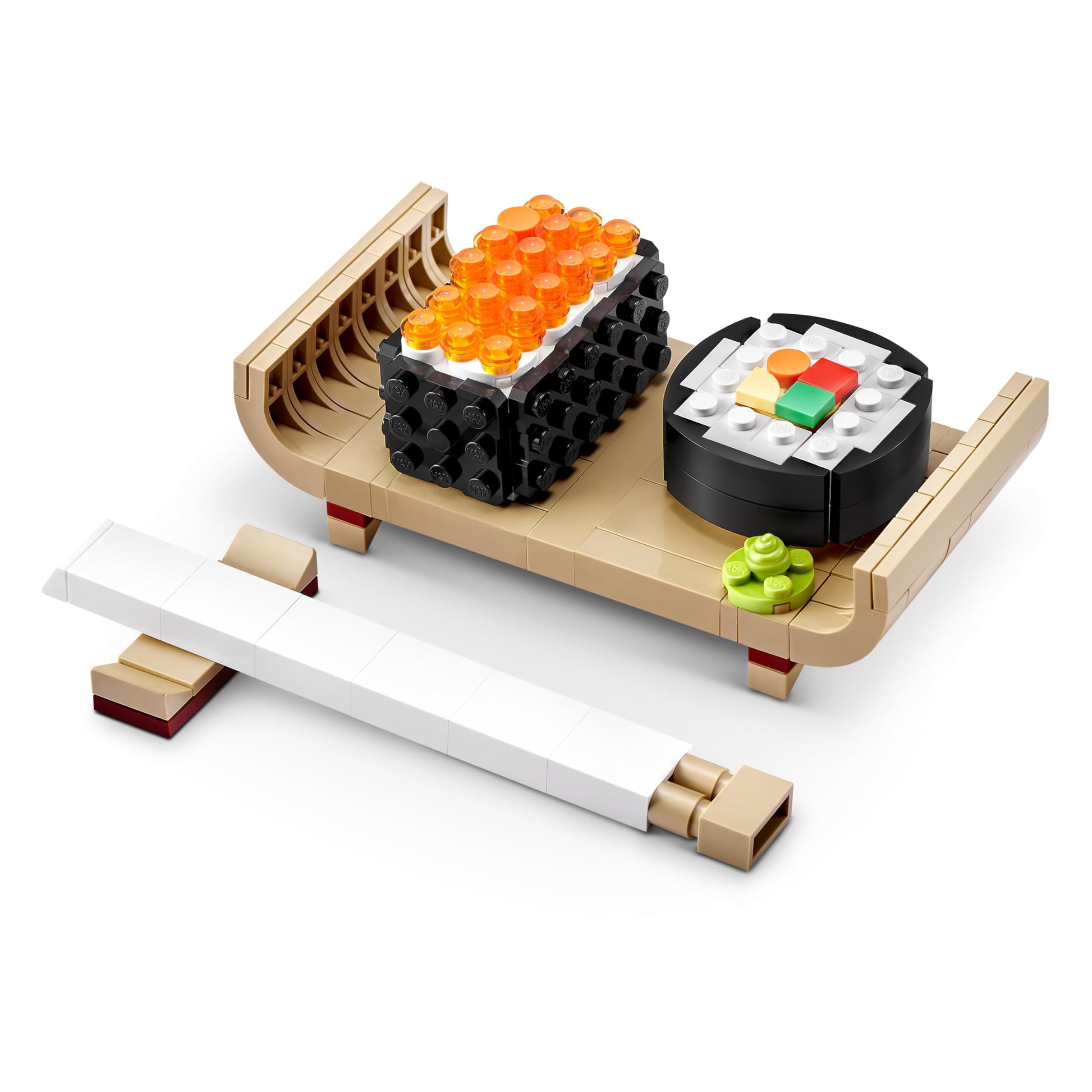 Max Build More Premium Sushi Bar Collection (Sushi Set) by ZURU, Building Bricks for Teens, Adults and Collectors
