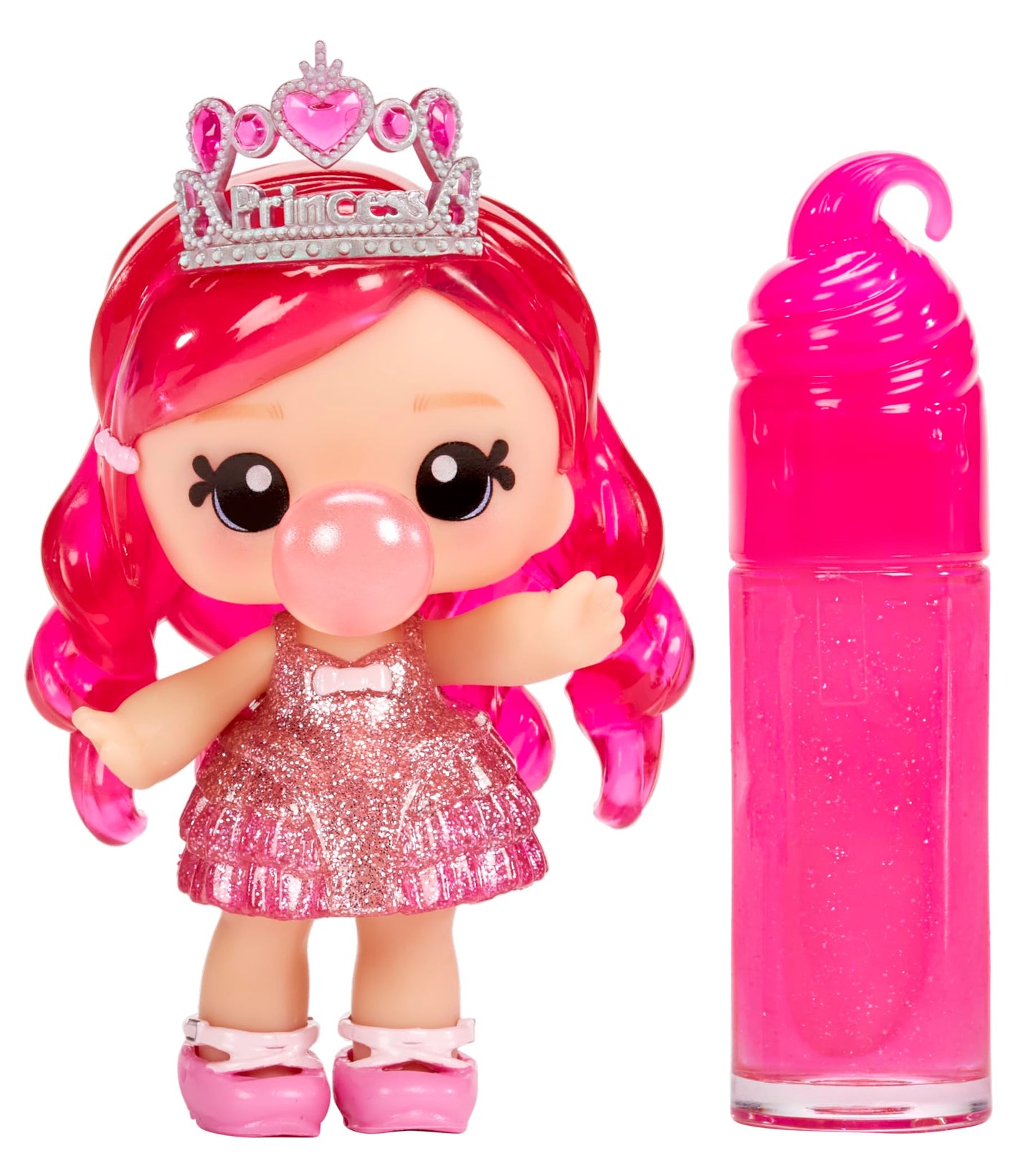 Yummiland Lipgloss Doll - Bianca Bubblegum - Scented Doll with DIY Gloss Kit - Suitable for Children 4 Years and Up