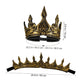 Amosfun Royal Foam King Crown Headband Boys Cosplay Crown Prop Party Favors