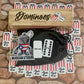 Puerto Rico Dominoes Set, Travel Bag No Wood Box Puerto Rican Domino Set, Boricua Style Accessories Double six Large Adult Size Dominos with Puerto