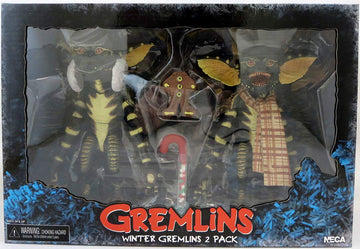 NECA Gremlins: Christmas Carol Winter Scene - Clothed 7" Scale Action Figures Set of 2