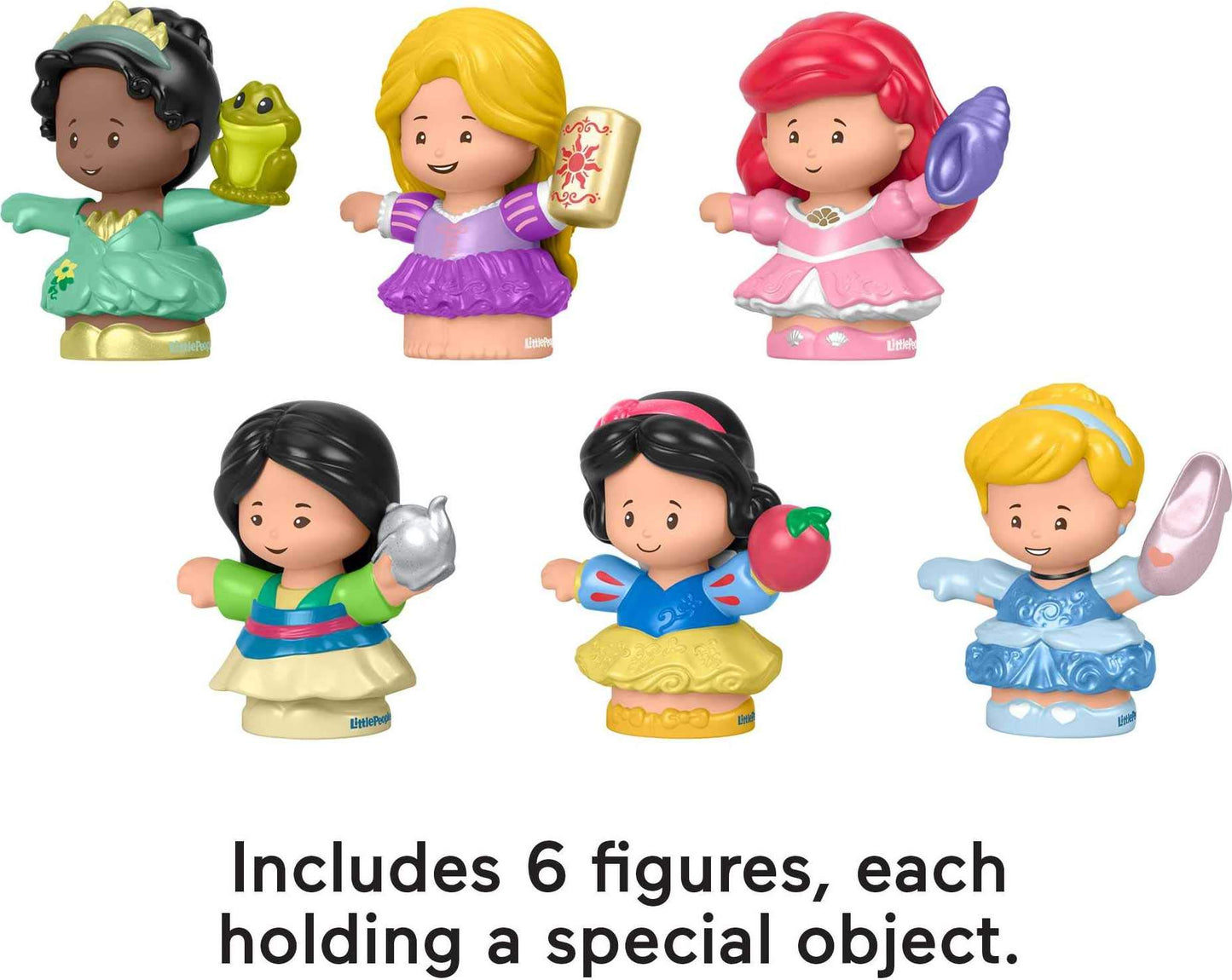 Fisher-Price Disney Princess Gift Set by Little People, 6 character figures for toddlers and preschool kids ages 18 months to 5 years (Amazon