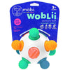 Mobi Woblii Sensory Ball for Babies - Montessori Teething Toy with Satisfying Pop, Food-Grade Silicone Baby Teether for 3 Months+, BPA & Phthalate