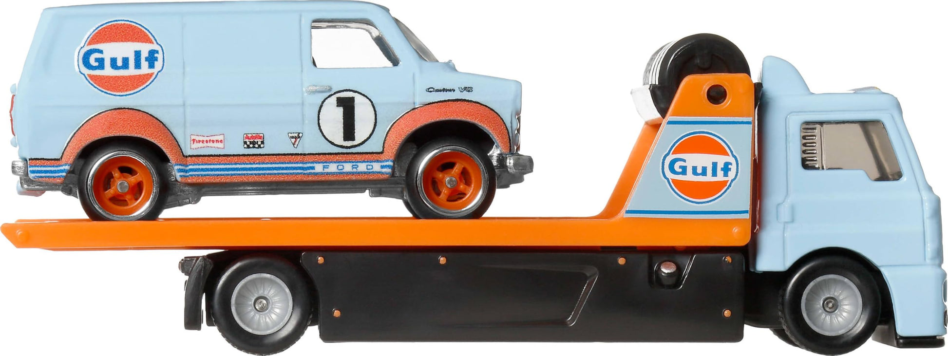 Hot Wheels Premium Collector Display Sets, 3 1:64 Scale Cars & 1 1:64 Scale Team Transport Vehicle, Metal/Metal Chassis & Real Riders Tires