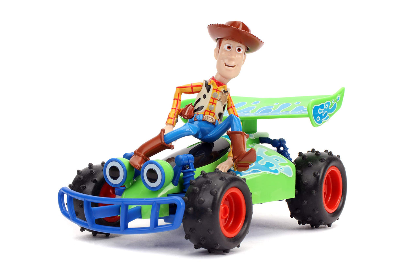 Jada Disney Pixar Toy Story 4 Turbo Buggy W/Woody Radio Control Vehicle, 2.4 Ghz, 1: 24