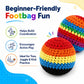 Sack Ball Set, 3 PCS Knitted Footbags for Indoor Outdoor Freestyle Tricks