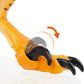 Mattel Jurassic World Toys Amber Collection Tiger Velociraptor 6-in Dinosaur Action Figure, Movie-Authentic Detail, Movable Joints & Figure Display