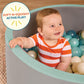 B. toys Battat Soft Foam Ball Pit with 100 Crush-Resistant Balls