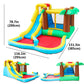 Doctor Dolphin Inflatable Bounce House Water Slide.Waterslide for Kids Backyard, Kids Water Slide Bounce House, Water Bounce House for Dry and Wet