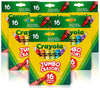 Crayola Jumbo Crayons Bulk, 6 Sets of 16 Large Crayons for Toddlers & Kids, School Supplies, Gifts [Amazon Exclusive]